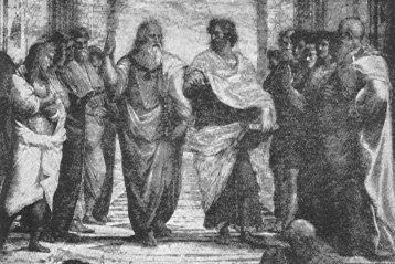 Aristotle and Plato