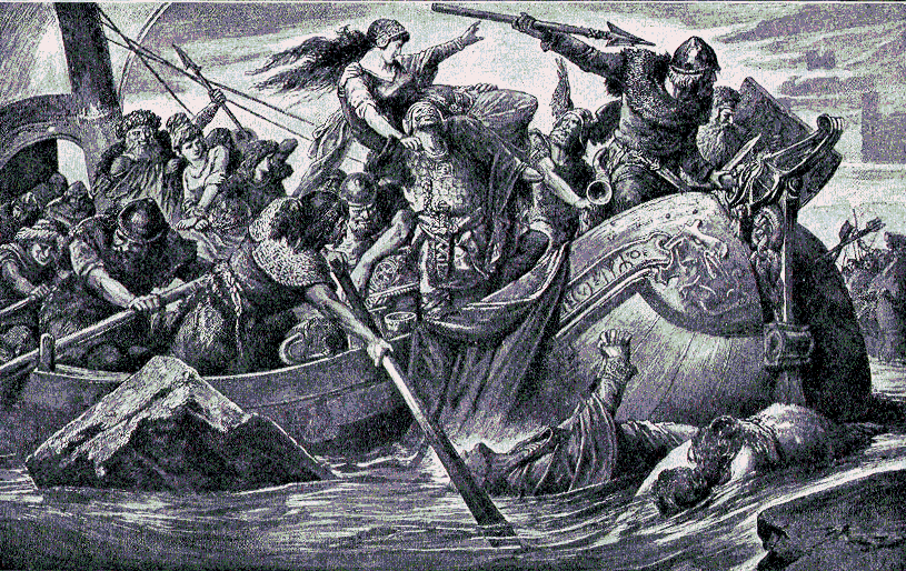 Norsemen maurading