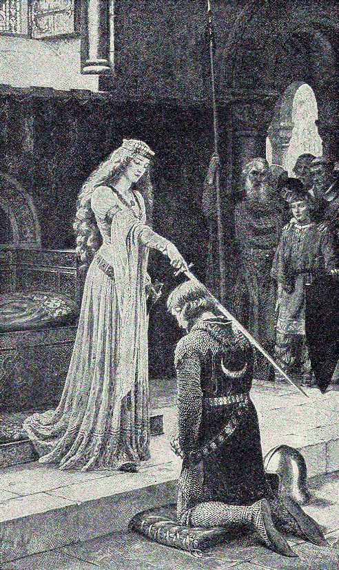 squire being knighted