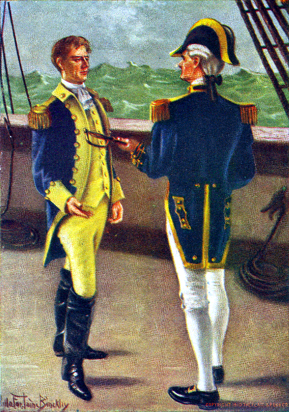 Nolan receiving sword