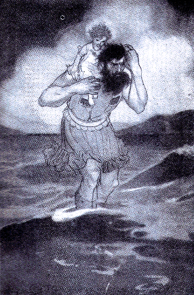 [Illustration] from Stories of the Saints by Grace Hall