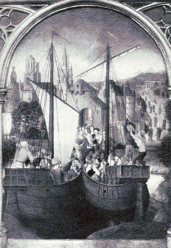 [Illustration] from Stories of the Saints by Grace Hall