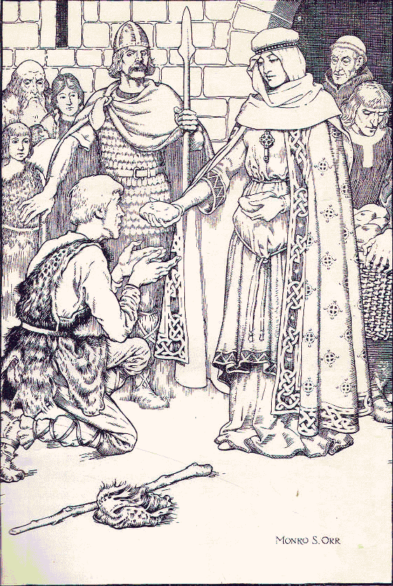 [Illustration] from Stories of the Saints by Grace Hall