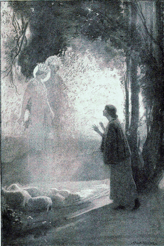 [Illustration] from Stories of the Saints by Grace Hall