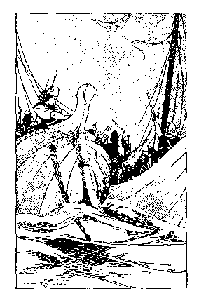 [Illustration] from Viking Tales by Jennie Hall