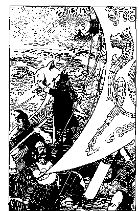 [Illustration] from Viking Tales by Jennie Hall