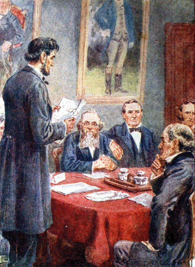 Lincoln in office