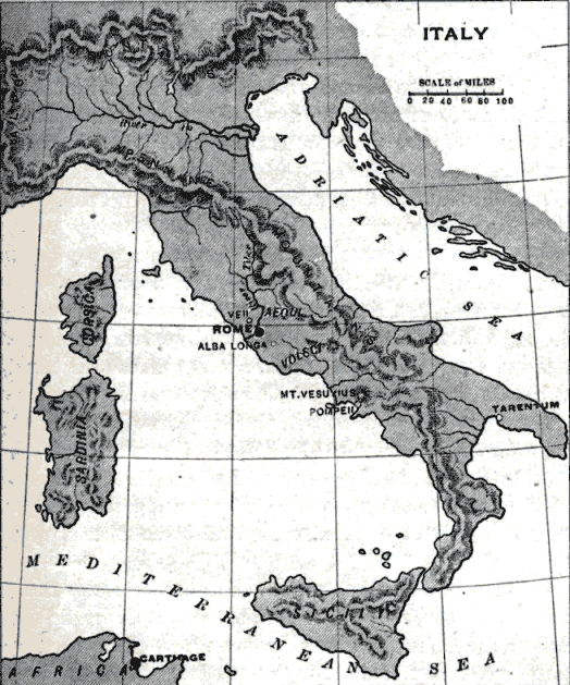 [Illustration] from City of the Seven Hills by S. B. Harding