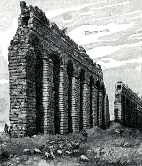 [Illustration] from City of the Seven Hills by S. B. Harding