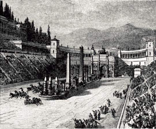 [Illustration] from City of the Seven Hills by S. B. Harding