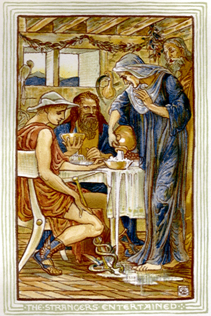 [Illustration] from The Wonder Book by N. Hawthorne