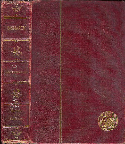 [Book Cover] from Bismarck and German Empire by J. W. Headlam