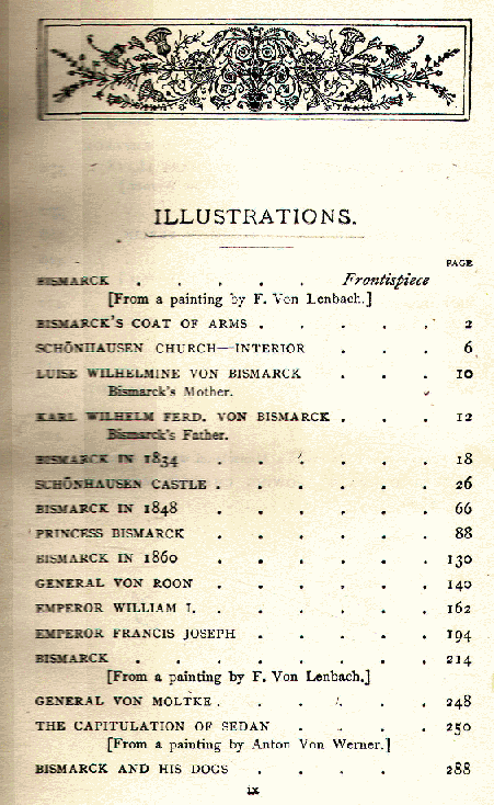 [Illustrations, Page 1 of 2] from Bismarck and German Empire by J. W. Headlam