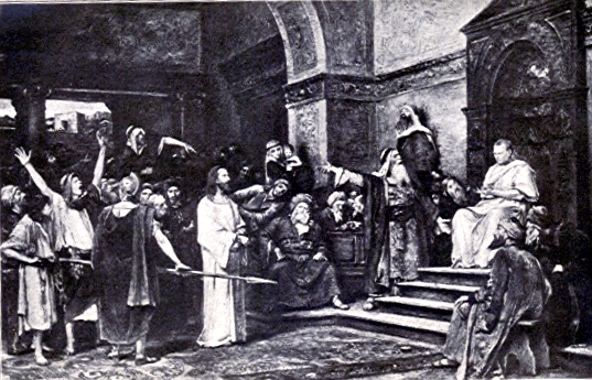 jesus before pilate