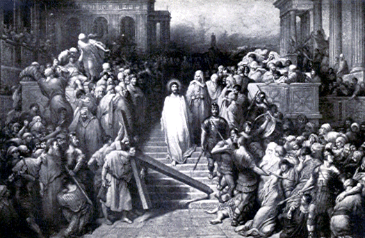 jesus leaving the praetorium