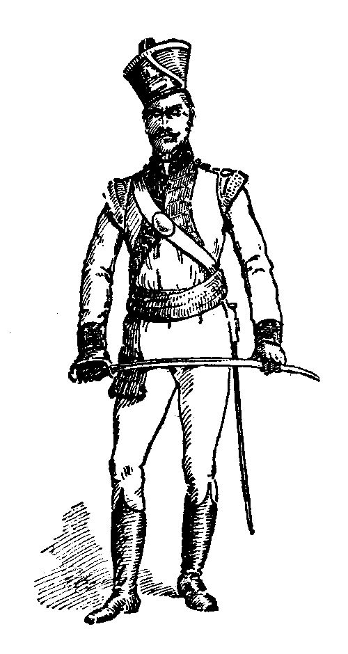 [Illustration] from Peeps at History - India by Beatrice Home