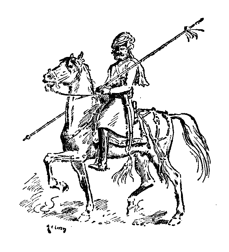 [Illustration] from Peeps at History - India by Beatrice Home