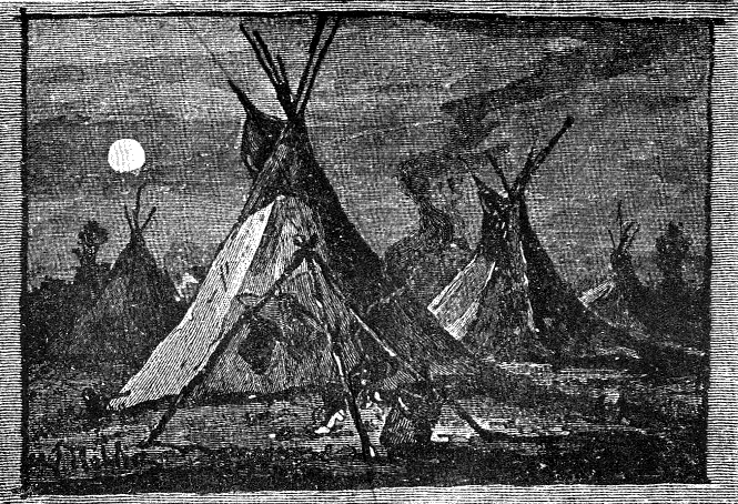 Indian encampment
