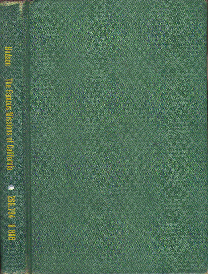 [Cover] from Missions of California by W. H. Hudson