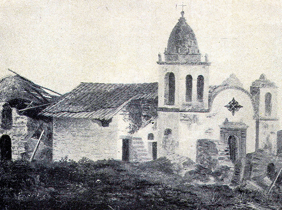 Carmel Mission, a nearer view