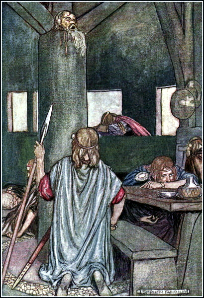 Sualtach and the King.