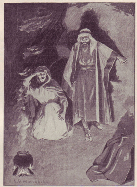 Saul asks the woman to call up Samuel