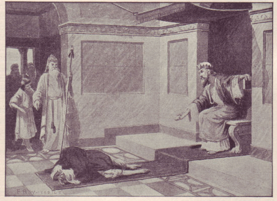 Mephibosheth, Jonathan's son, before David