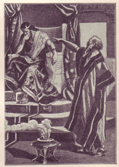 The prophet Nathan reproves David