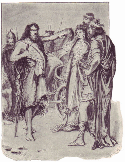 The prophet makes himself known to the king