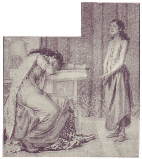 The slave girl and Naaman's wife