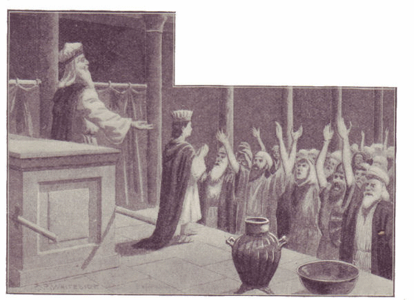 The little Joash is crowned king