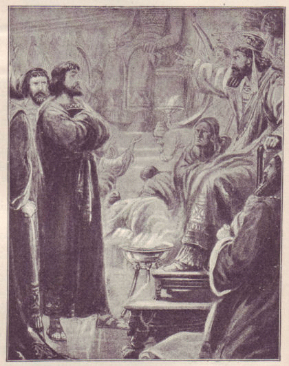 The three young Jews were not afraid of the king