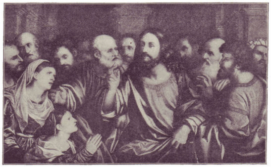 Jesus hears the mother's prayer