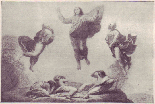 Jesus and his disciples on Mount Hermon