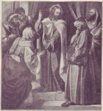 Jesus and the piece of money