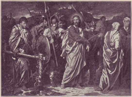 Jesus led away to the cross