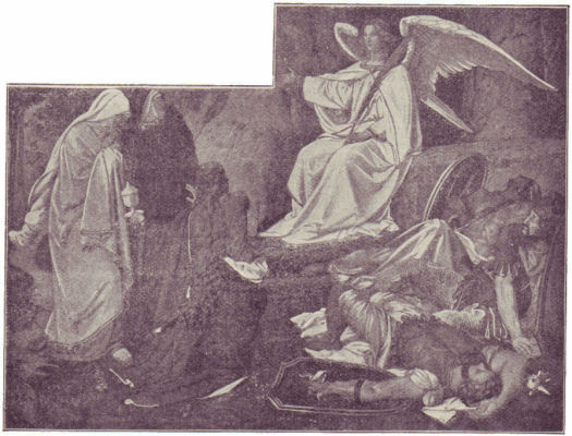 The guards of the tomb fall to the earth