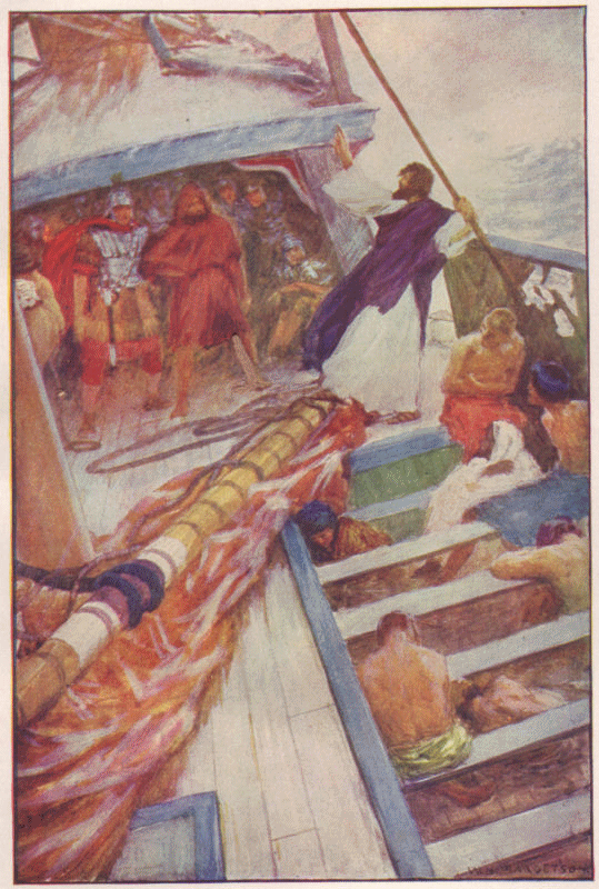 Paul in the storm at sea