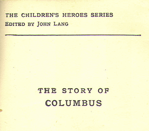 [Series Page] from The Story of Columbus by G. M. Imlach