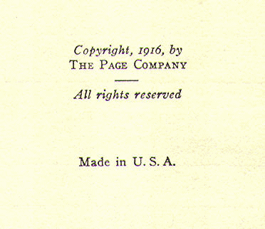 [Copyright Page] from Our Little Viking Cousin by C. H. Johnston