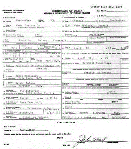 [Josephson Letter] from The Strange Death of FDR by Emanuel Josephson