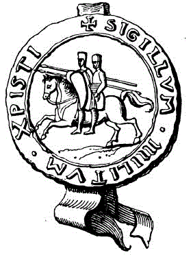 [Seal of the Knights] from Secret Societies of the Middle Ages by Thomas Keightly