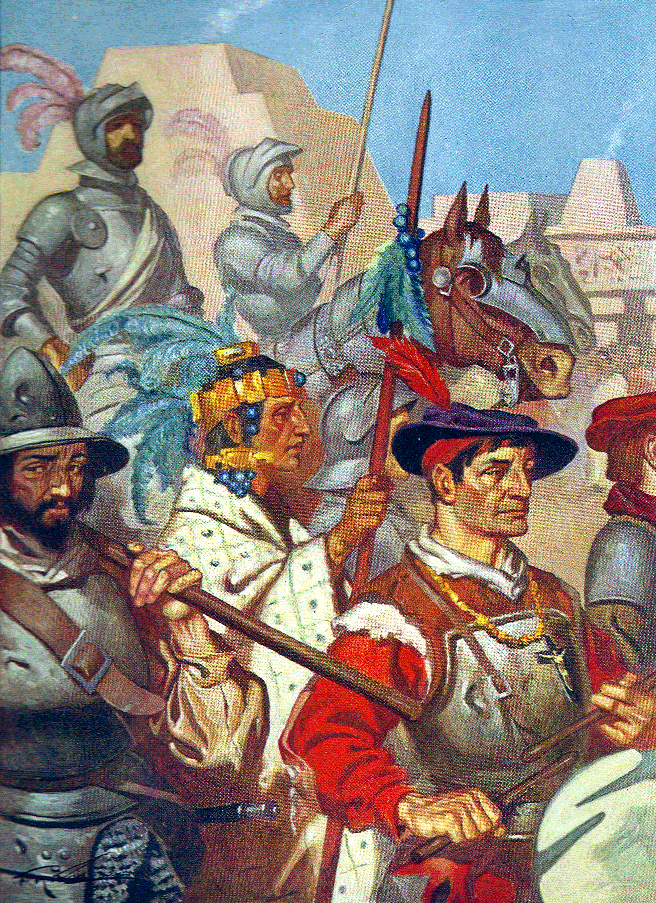 Spanish army enters Tenochtilan