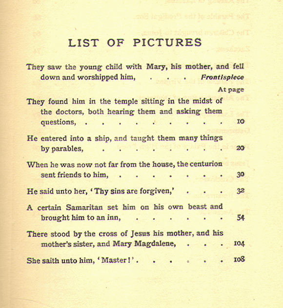 [List of Pictures] from Stories from the Life of Christ by Janet Kelman