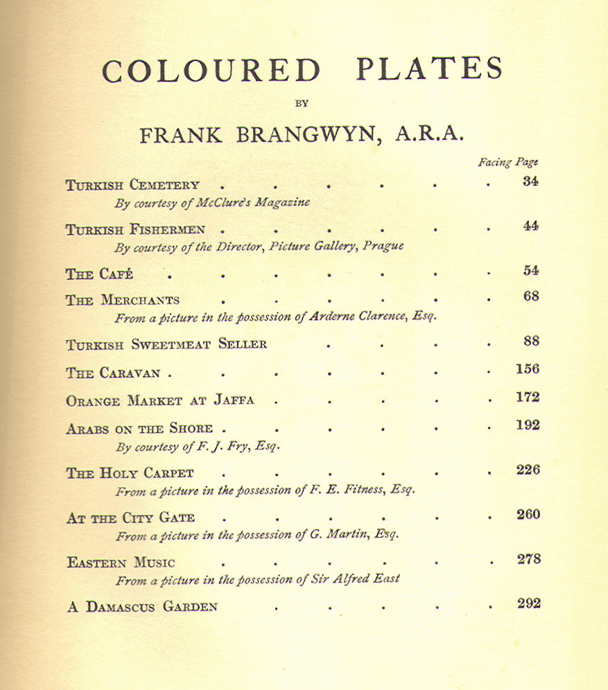 [Colored Plates] from Eothen - Travel in the East by A. W. Kinglake