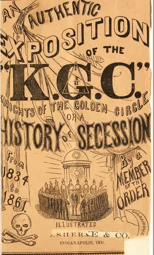 [Book Cover] from Expose of the K.G.C. by Member Knight