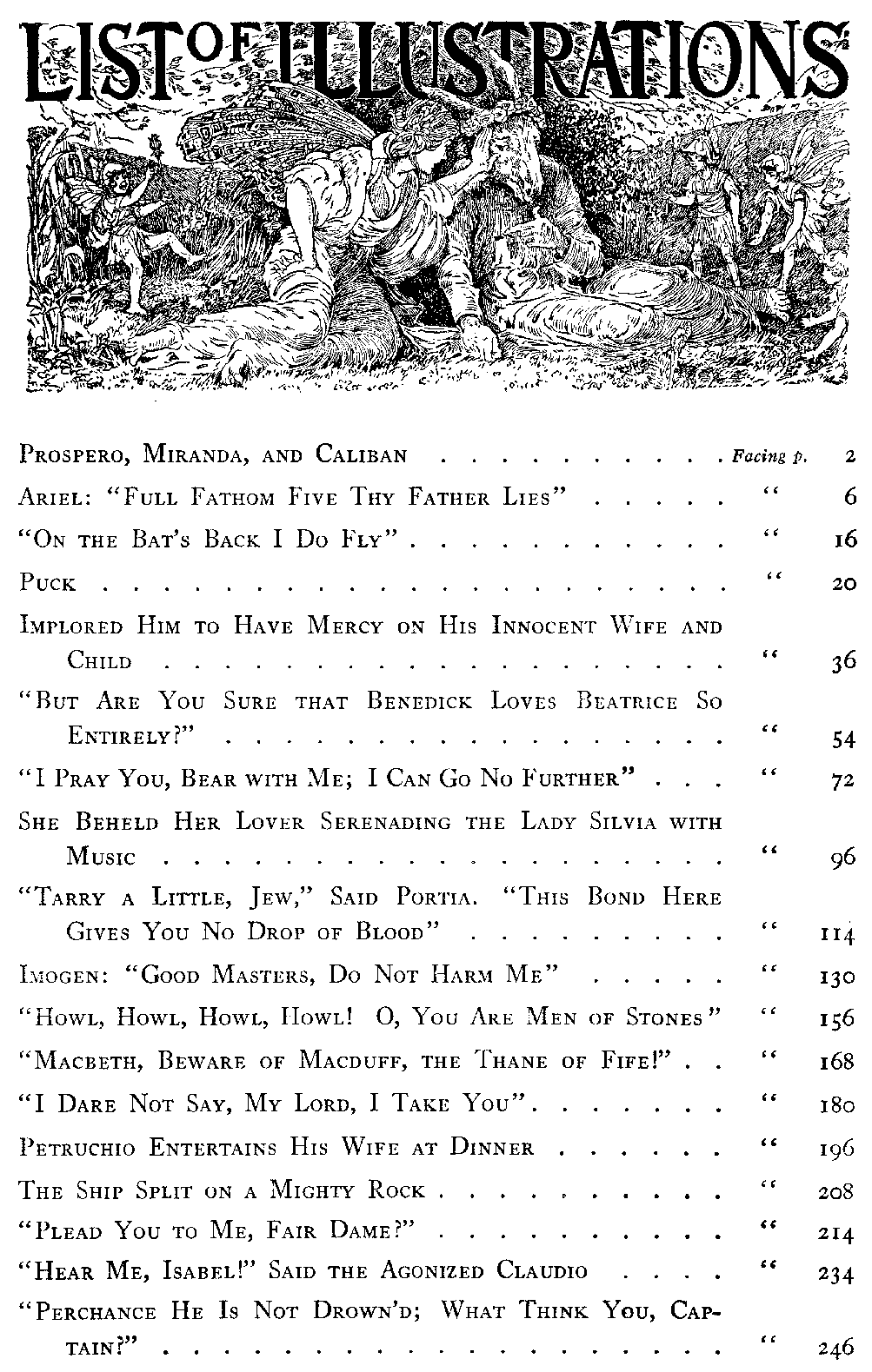[Illutrations 1 of 2] from Tales from Shakespeare by Charles Lamb