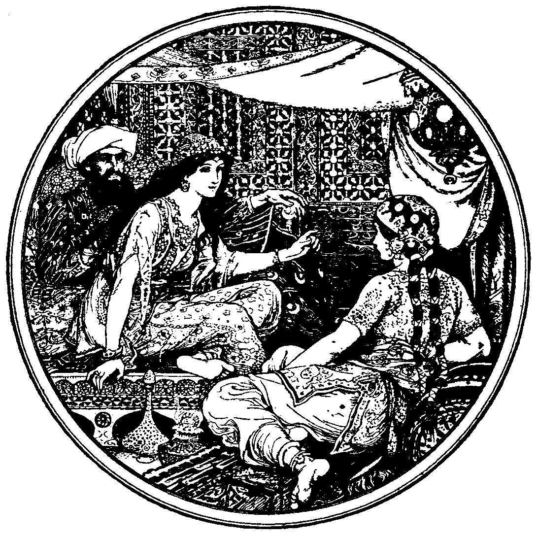 [Illustration] from The Arabian Nights by Andrew Lang