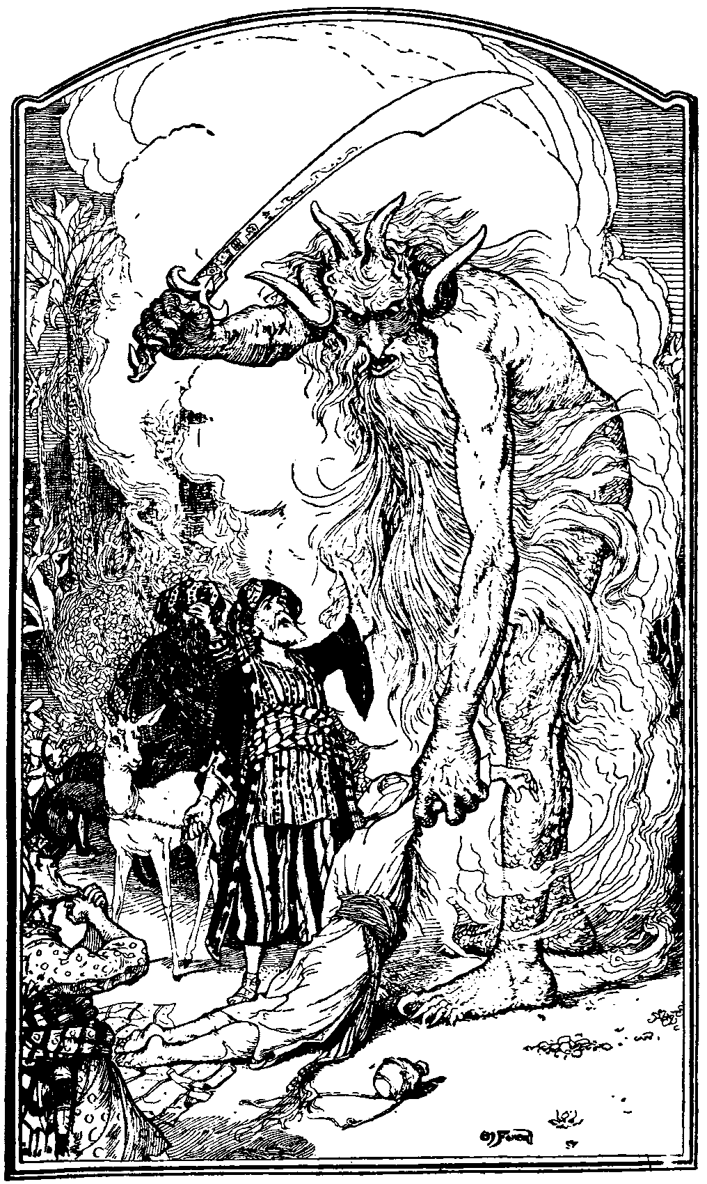 [Illustration] from The Arabian Nights by Andrew Lang