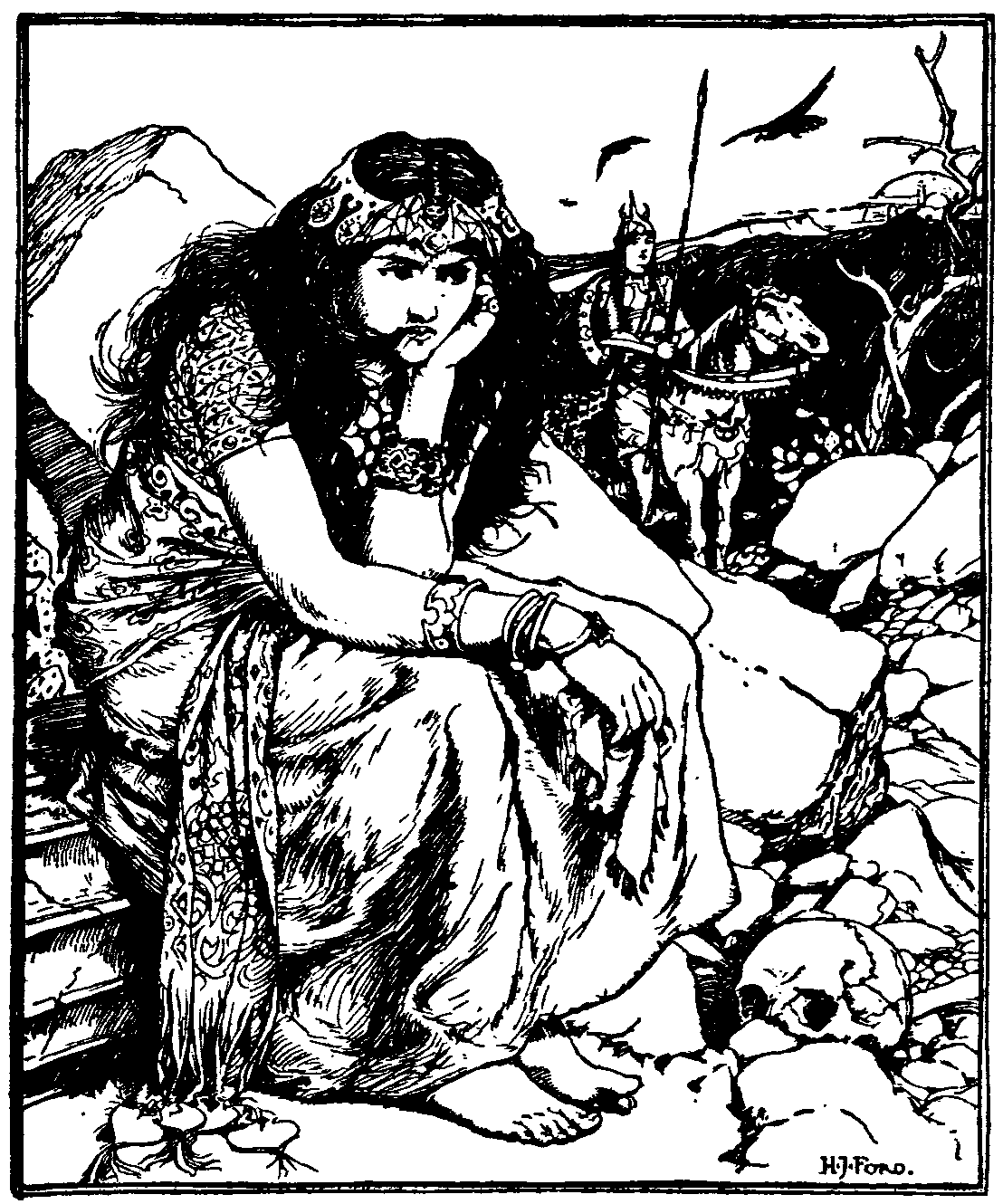 [Illustration] from The Arabian Nights by Andrew Lang